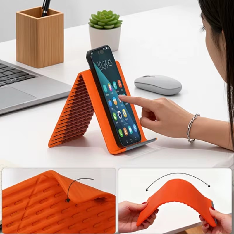 Travel Accessories Deals - Lazy Portable Phone Stand Silicone Desktop