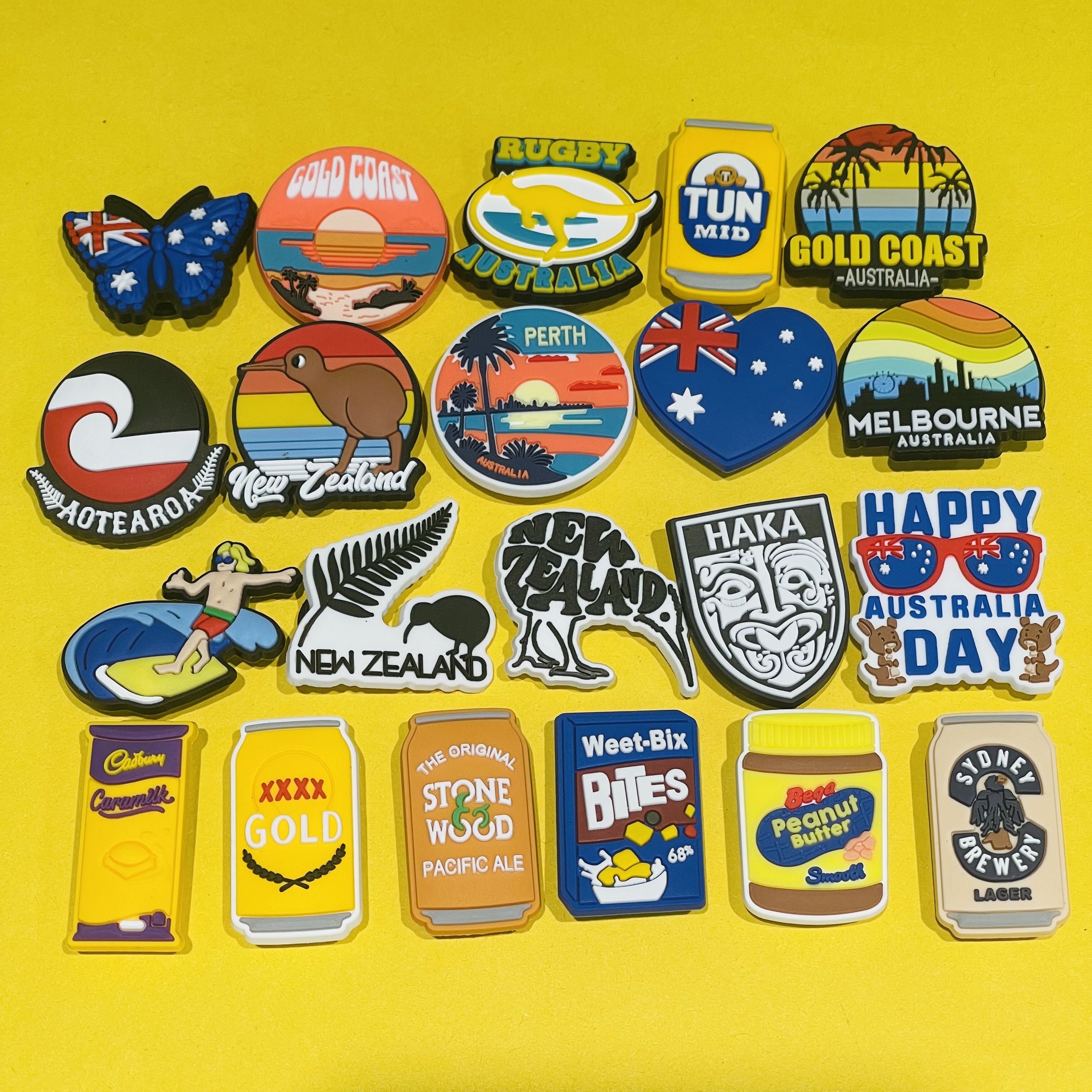 Travel Accessories New Zealand - 1-21Pcs Happy Australia Day Peanut Butter