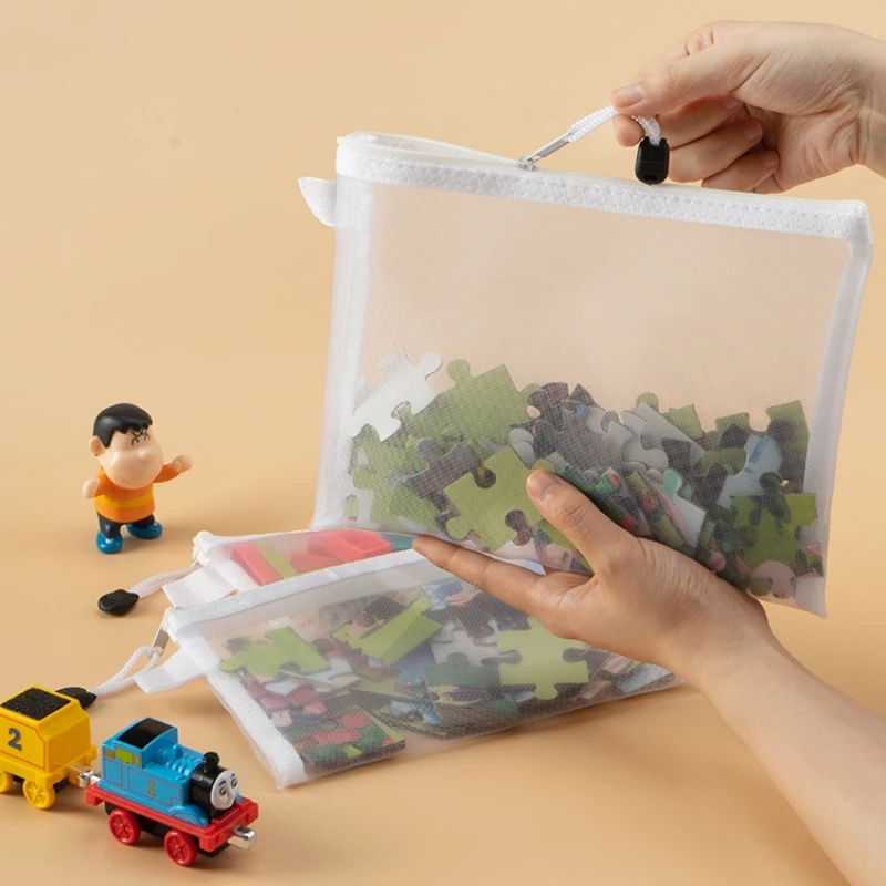 10/1pcs Mesh Zipper Pouch A4A5 - Reusable Zip Bag avis et prix