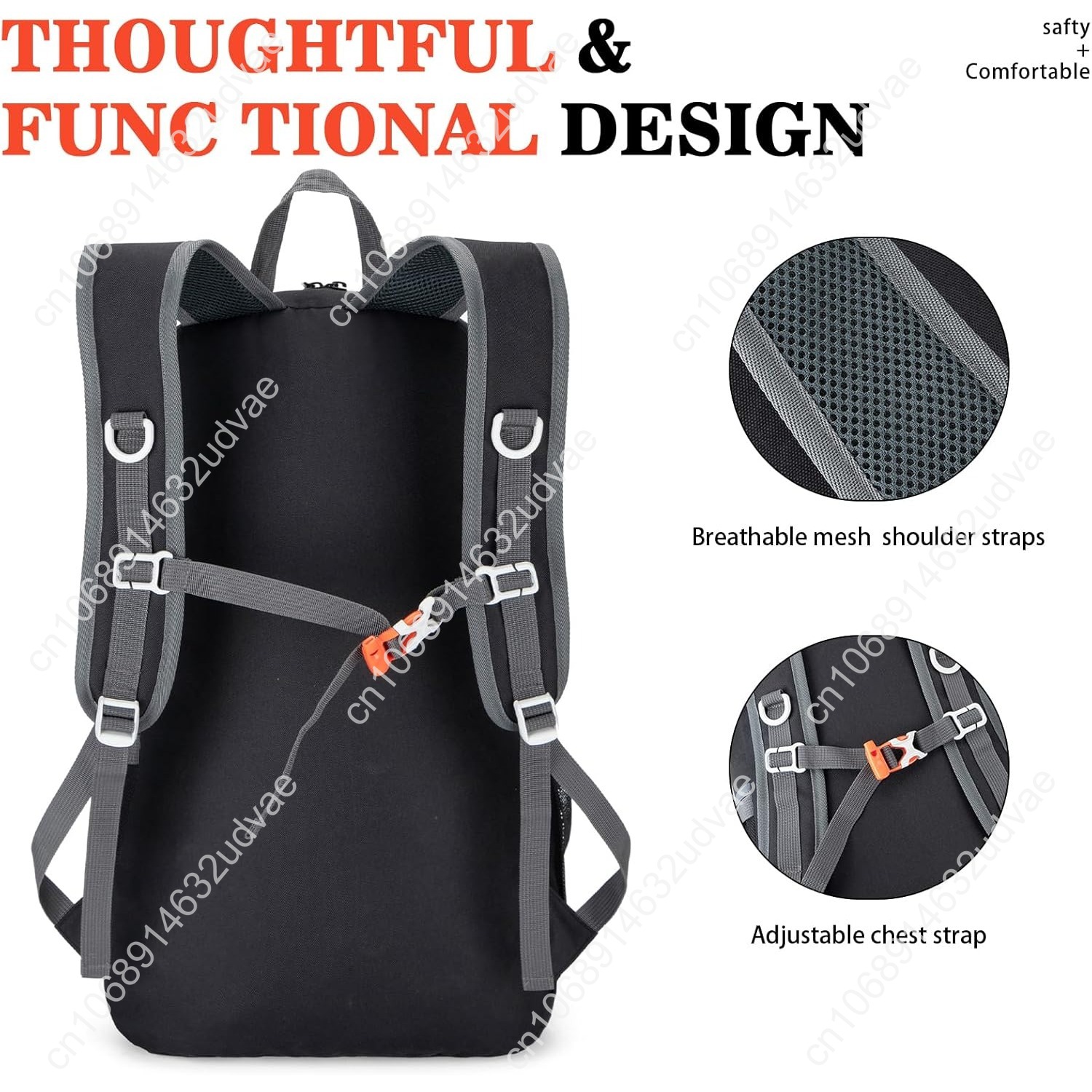Hiking Backpack,Large 35L Trav - Packable Daypack Foldable avis et prix