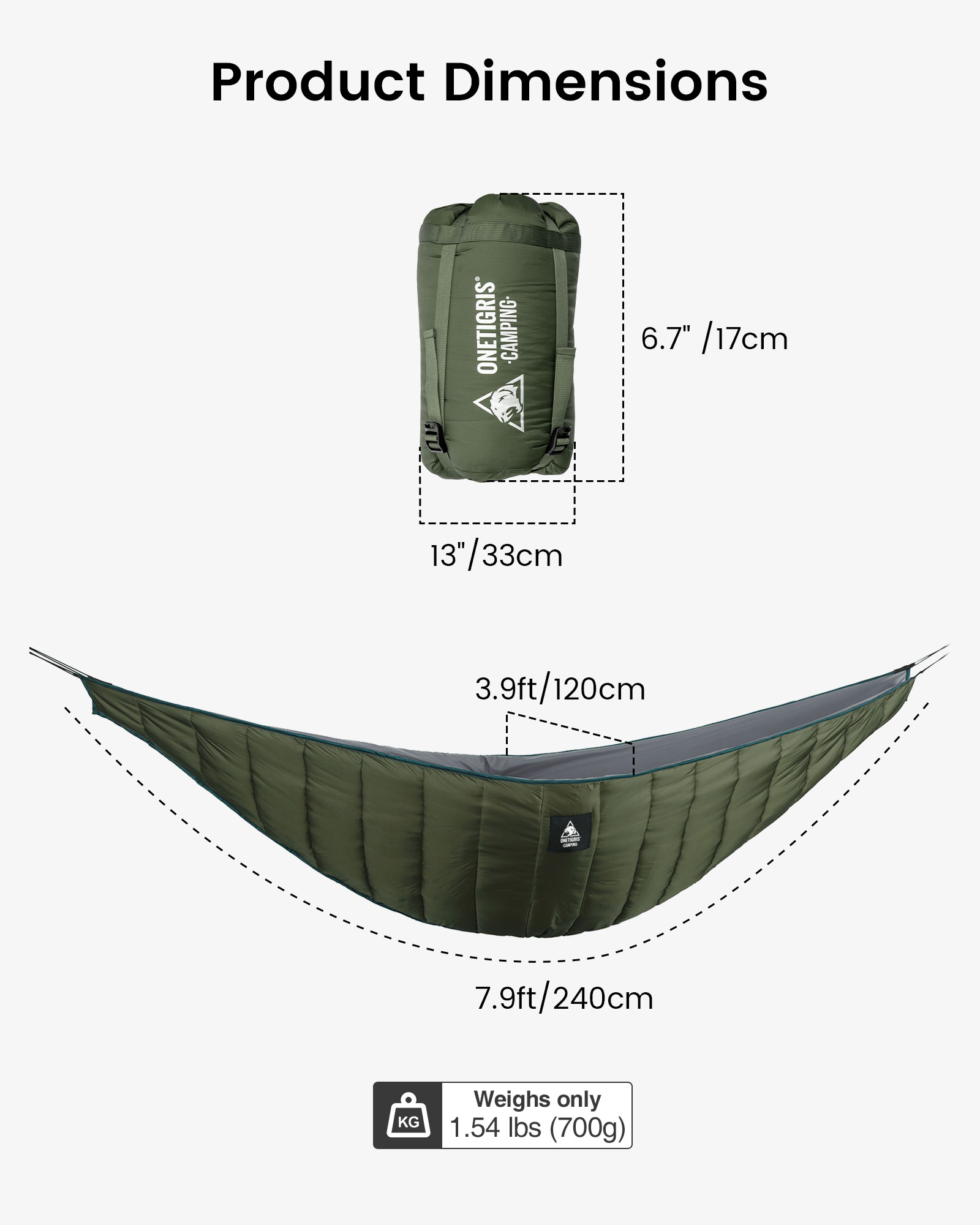 OneTigris Lightweight Hammock  - Travel Accessories Inc avis et prix
