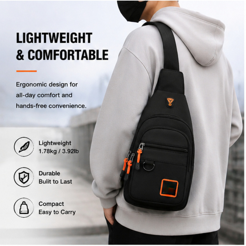 Waterproof Men's Crossbody Che - Travel Accessories Bike avis et prix