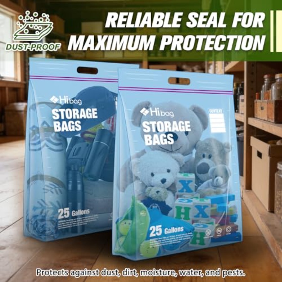 15 Gallon Large Storage Bags,  - Reusable Zip Bag avis et prix