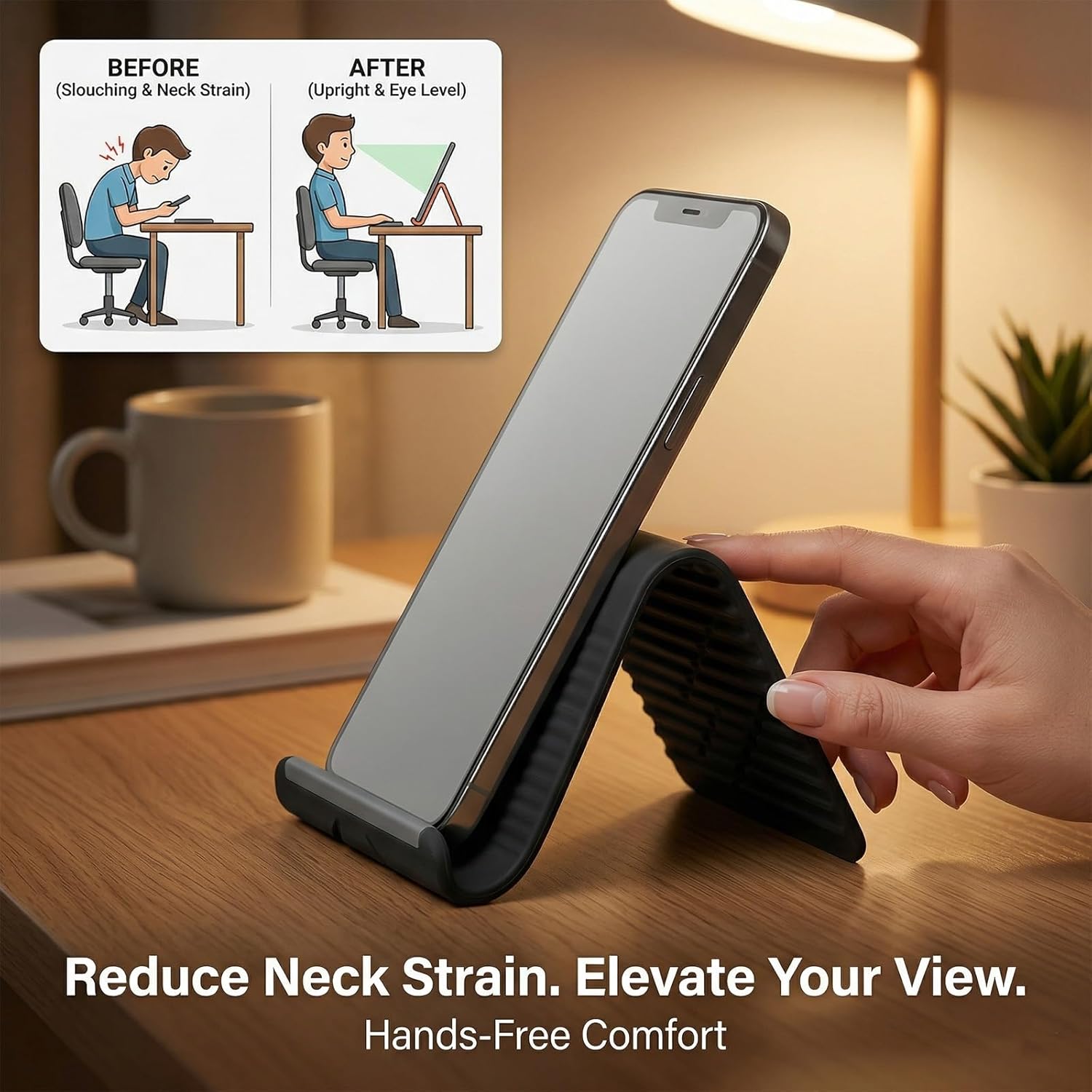 Lazy Portable Phone Stand Sili - Travel Accessories Deals avis et prix