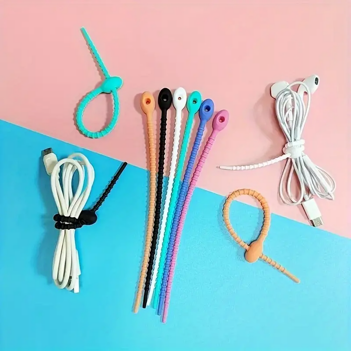 Silicone Reusable Cable Wire O - Reusable Zip Bag avis et prix