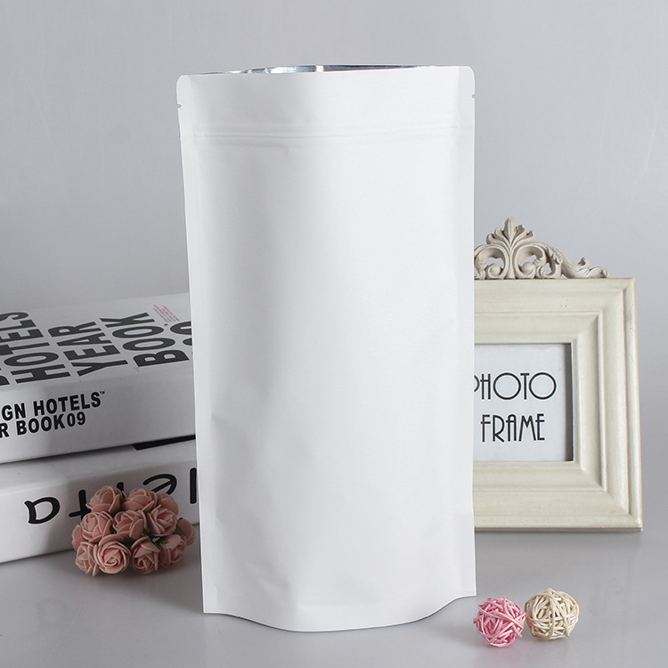 100pcs Wholesale Stand up Whit - Reusable Zip Bag avis et prix