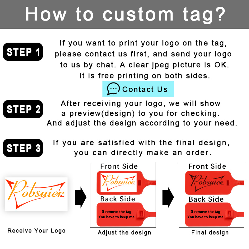 100Pcs Custom Logo Tag Zip Tie - Reusable Zip Bag avis et prix