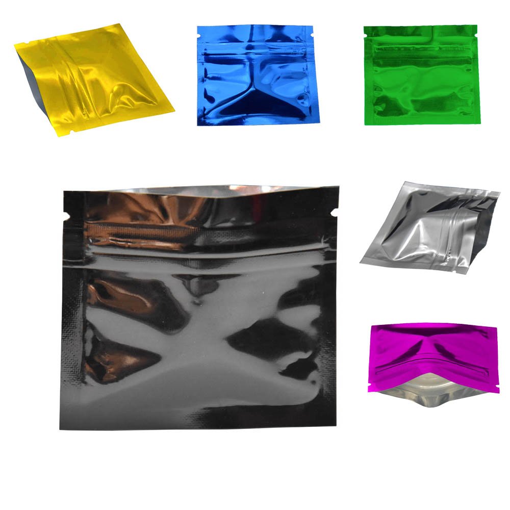 100Pcs Colorful Glossy Aluminu - Reusable Zip Bag avis et prix