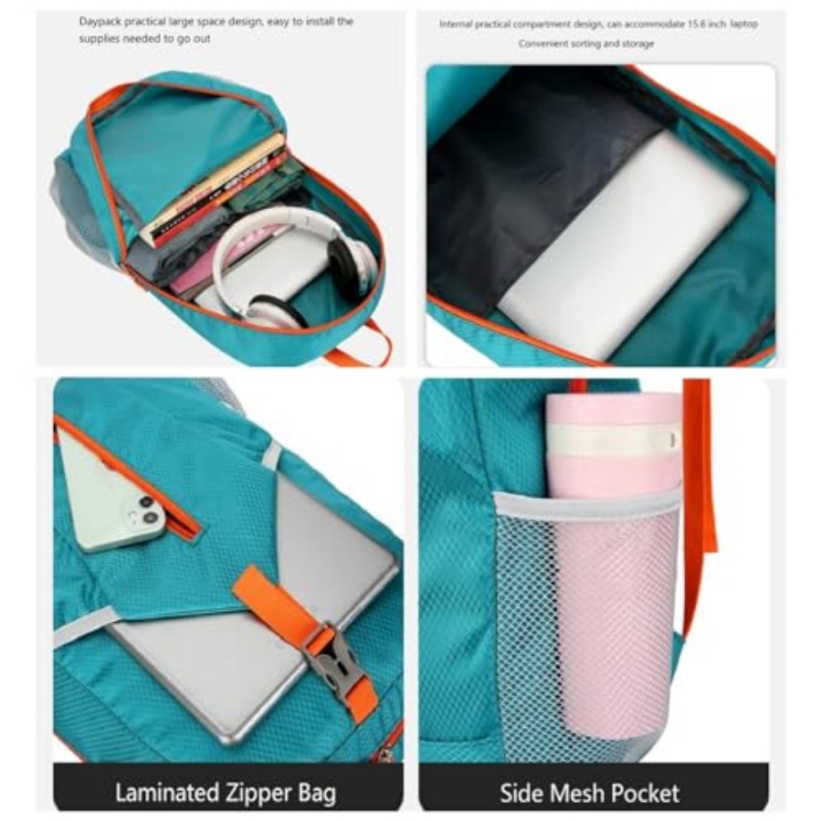 25L Foldable Hiking Backpack,  - Packable Daypack Foldable avis et prix