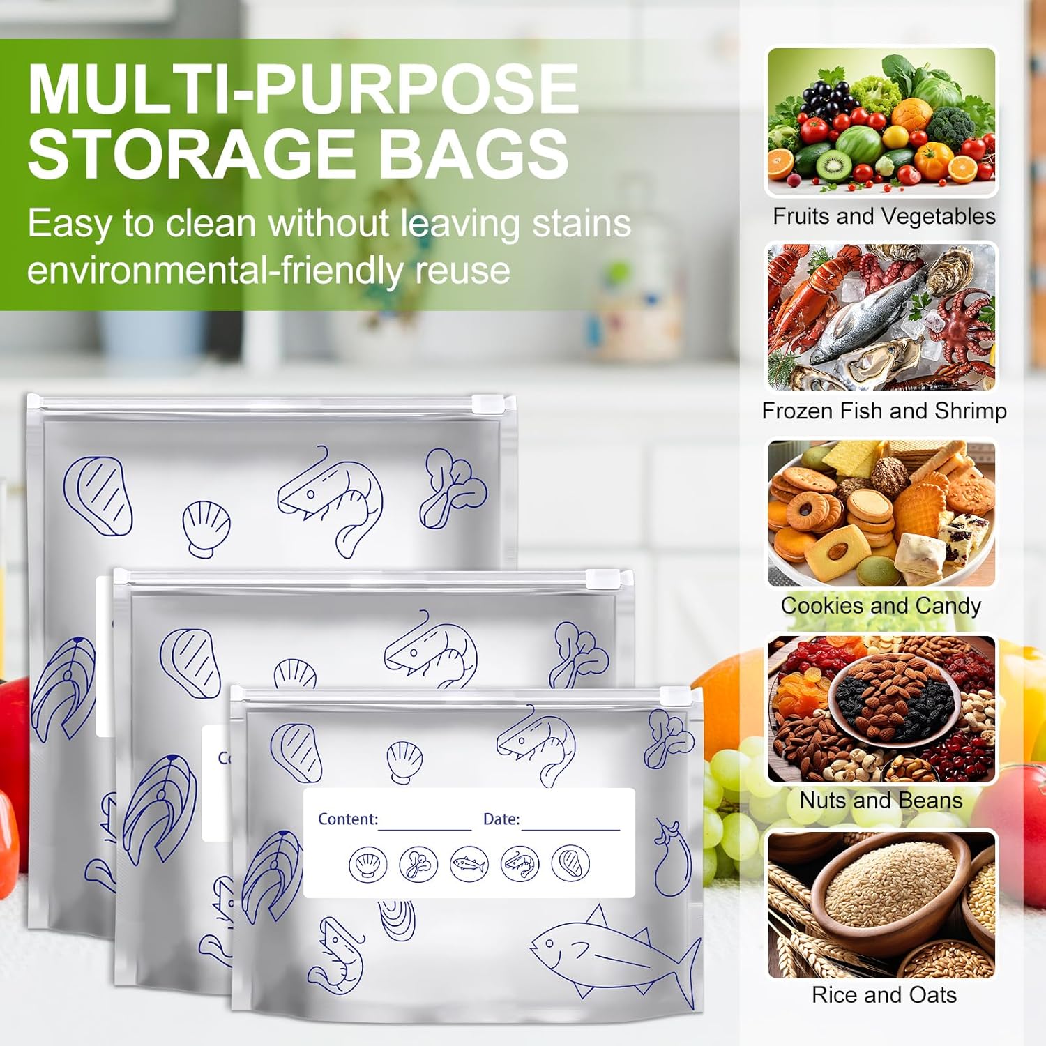 30Pcs Reusable Aluminum Foil S - Reusable Zip Bag avis et prix