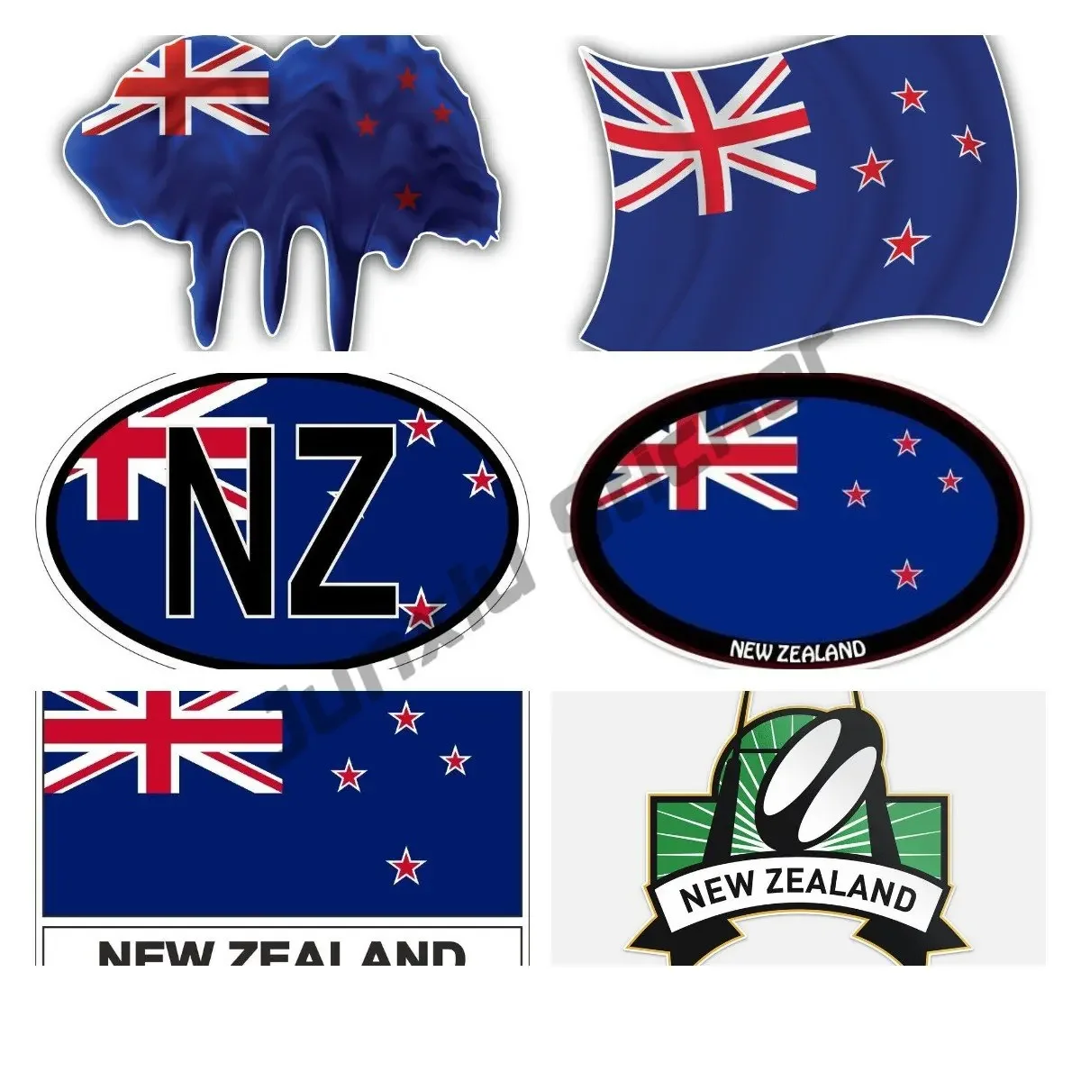 New Zealand Flag Vinyl Decal S - Travel Accessories New Zealand avis et prix