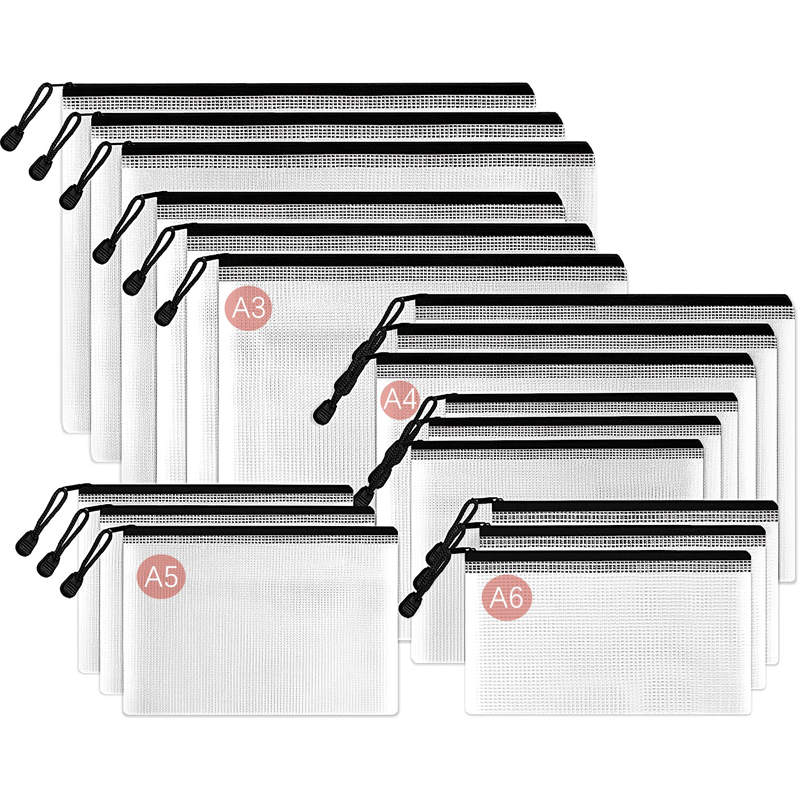 Mesh Zipper Storage Bags Docum - Reusable Zip Bag avis et prix