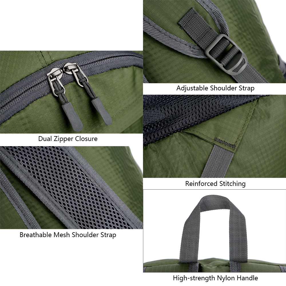 Lightweight Foldable Backpack  - Packable Daypack Foldable avis et prix